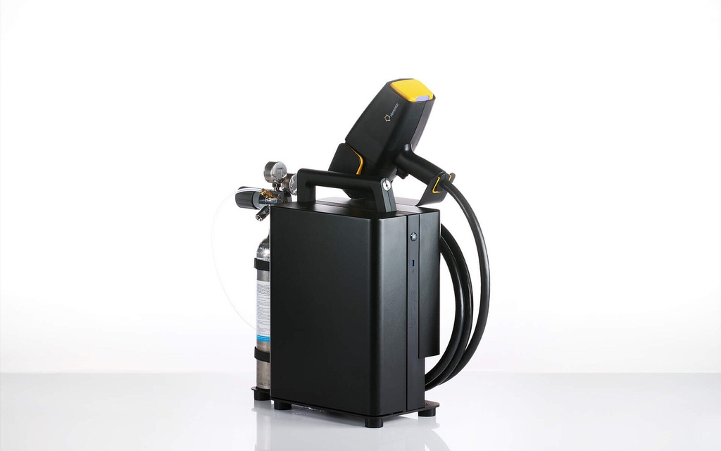 Mobile Spark-OES analysis on Steel-, stainless-, aluminium-, copper- and Nickel-alloys for on-site measurements. Analysis of carbon possible.